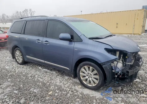 2016 Toyota Sienna Xle z USA, uszkodzony, nr VIN 5TDDK3DC4GS142599